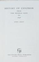 HISTORY OF ZANZIBAR FROM THE MIDDLE AGES TO 1856