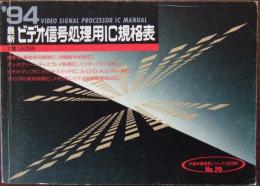 最新 ビデオ信号処理用IC規格表