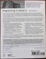 Programming in Python3 A Complete Introduction to the Python Language
Second Edition