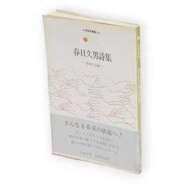 春日久男詩集 : 仮装する風　新鋭詩叢書3