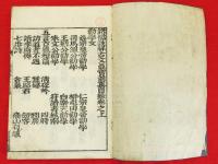 諸儒註解古文真宝前集目録（古文前集）　上中下巻1冊