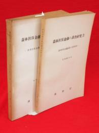 森林担保金融の調査研究　1・2　2冊　昭和35年度