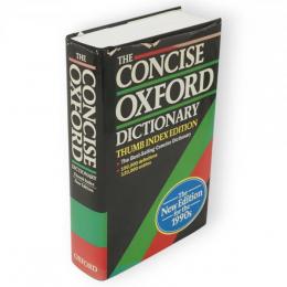 The concise Oxford dictionary of current English - 8th ed, (thumb index)