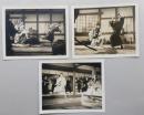 映画スチール３枚　東映 大友柳太郎　丹下左膳 濡れ燕一刀流 2枚／尾張の暴れ獅子1枚