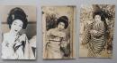 戦前ブロマイド　美人さん３枚