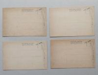 戦前絵はがき　（秋田県）象潟海水浴場　４枚