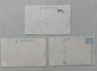 戦前絵葉書３枚 (山形県) 新庄小学校/庄墟野原陸軍軍馬補充部/庄公園ヨリ中学校並ニ小学校ヲ望ム