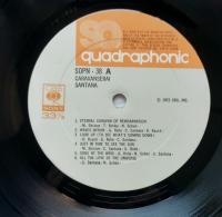 LPレコード【美盤】　被せ帯4チャンネル 国内盤 サンタナ　キャラバンサライ　CBS SOPN38 　