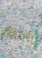 都市地図　秋田県1　秋田市　秋田中心図詳細マップ付き　　