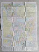 秋田市街図　1:13,000　精密地番入　秋田市観光案内付き　