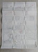 秋田市街図　1:13,000　精密地番入　秋田市観光案内付き　