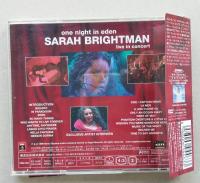 DVD　サラ・ブライトマン　ライヴ・イン・コンサート　エデン・ツアー　帯付き　Sarah Brightman the Eden tour