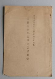 佐藤信淵先生関係図書目録　西馬音内報効義会及郡山信淵文庫所蔵　孔版　