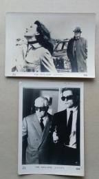 映画スチール写真２枚 　シシリアン　ジャン・ギャバン／アラン・ドロン