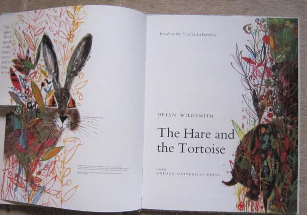 洋書絵本 The Hare and the Tortoise （うさぎとかめ）(BRIAN