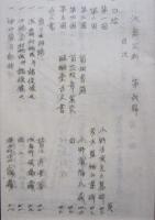 浅舞史料　第1号～4号　　秋田県平鹿郡（現在 横手市）