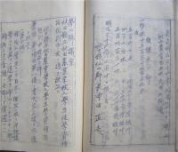 仙北郡参事会決議書　不揃い４冊）明治35年-38年（秋田県仙北郡）　【画像7枚掲載】
