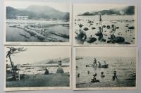 絵葉書　戦前　鼠ケ関名勝（山形県）９枚【弁天島 海水浴場 岩島神社 】　画像6枚掲載