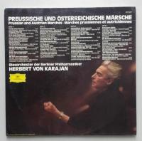 レコード輸入盤 Prussian and Austrian Marches　プロシアとオーストリアの行進曲 カラヤン/ベルリンフィル　ドイツグラモフォン LP12インチ ２枚組　