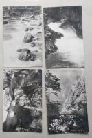 戦前絵葉書　黒部峡谷12枚【宇奈月温泉全景 柳河原発電所 猫又取入口 鐘釣温泉天然浴槽 ほか】