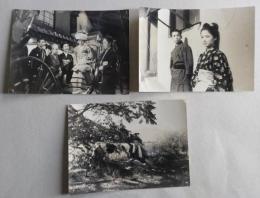 映画スチール写真3枚　野菊の如き君なりき　
