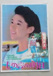 映画パンフ　しのぶの明日　上野英隆・監督／紺野美沙子 勝野洋・出演　【画像5枚掲載】