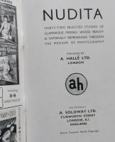NUDITA／Candita　STUDIES　２冊セット　モノクロ　レトロきれいなヌード写真集　1960年代か？　英文