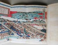 山形県　明治から昭和へ 　折込み附図「山形県新築之図　長谷川竹葉 筆」