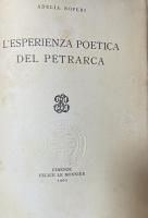 L’esperienza poetica del Petrarca


