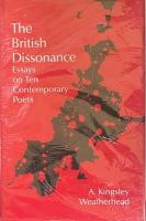 British Dissonance: Essays on Ten Contemporary Poets