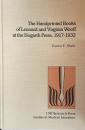 The Handprinted Books of Leonard and Virginia Woolf at the Hogarth Press, 1917–1932　(Studies in Modern Literature, No. 52)