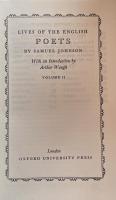 Lives of the English Poets. Vol. II (The World's Classics 84)