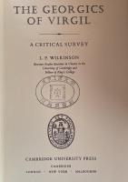 The Georgics of Virgil: A Critical Survey