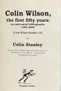 Colin Wilson, the first fifty years: an existential bibliography, 1956–2005.
Colin Wilson Studies #13