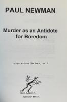 Murder as an Antidote for Boredom (Colin Wilson Studies, no. 7)