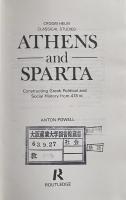 Athens and Sparta: Constructing Greek Political and Social History from 478 BC(Croom Helm Classical Studies)