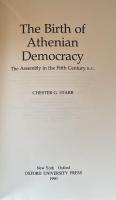 The Birth of Athenian Democracy: The Assembly in the Fifth Century B.C.