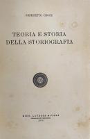 TEORIA E STORIA DELLA STORIOGRAFIA