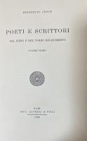 Poeti e scrittori del pieno e del tardo Rinascimento　3 vols. (Vol. I–III)