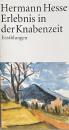 Erlebnis in der Knabenzeit: Sämtliche Erzählungen 1899-1902 
