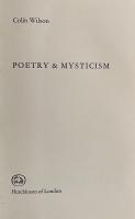 Poetry and Mysticism