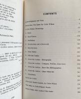 The Work of Colin Wilson: An Annotated Bibliography & Guide ( Bibliographies of Modern Authors, No. 1)　