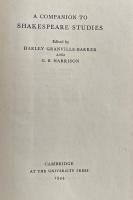 A Companion to Shakespeare Studies