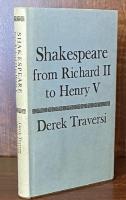 Shakespeare from Richard Ⅱ to Henry V