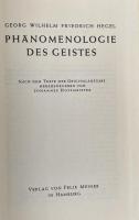 Phänomenologie des Geistes (Philosophische Bibliothek, Band 114)