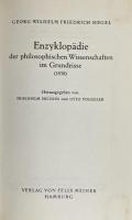 Enzyklopädie der philosophischen Wissenschaften im Grundrisse 1830（Philosophische Bibliothek, Band 33）