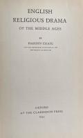 English Religious Drama of the Middle Ages