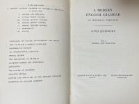 A Modern English Grammar on Historical Principles. 7 Volumes Complete