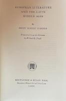 European Literature and the Latin Middle Ages