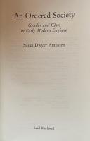 An Ordered Society: Gender and Class in Early Modern England